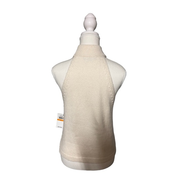 NWT 1.State cream sleeveless sweater top size small - Picture 2 of 5